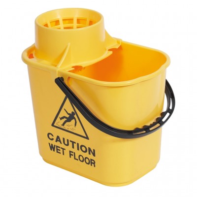Professional Mop Bucket - 15ltr - YELLOW -Each